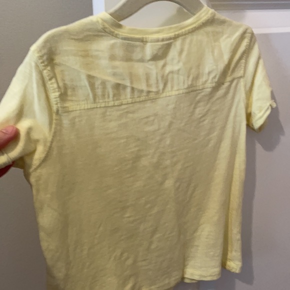 Zara Baby Tee, size 2/3, light yellow - Picture 5 of 6
